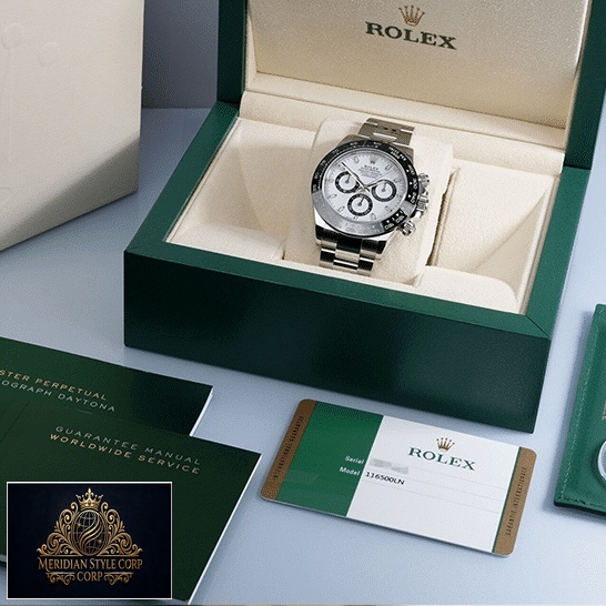 Rolex Daytona 116500ln-0001 Oyster Replica in the Green Rolex Box