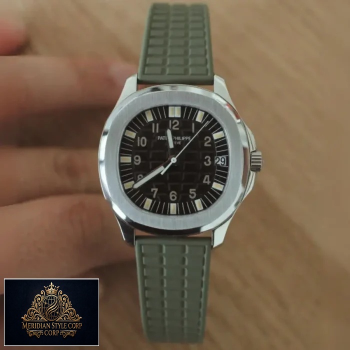 Patek Philippe – Aquanaut – Rubber Strap – Straight – Green - Image 4