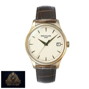 Patek Philippe Calatrava 5227J-001 “Yellow Gold Ivory Dial” Ultra Realistic Replica