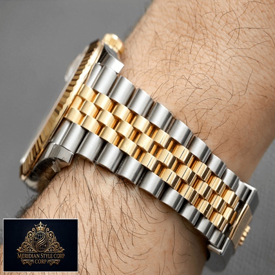Rolex Datejust 126333 Yellow Gold Jubilee Replica on the wrist