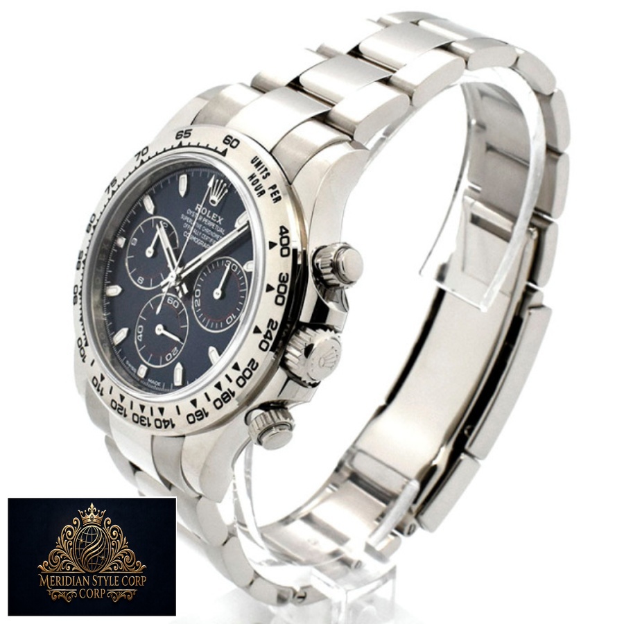 Rolex Daytona Cosmograph 116509 “White Gold Blue Dial” Mirror Clone Quality - Image 3
