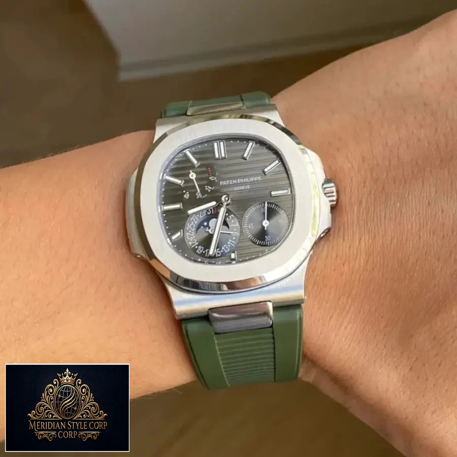 Patek Philippe – Aquanaut – Rubber Strap – Nautilus – Green - Image 2