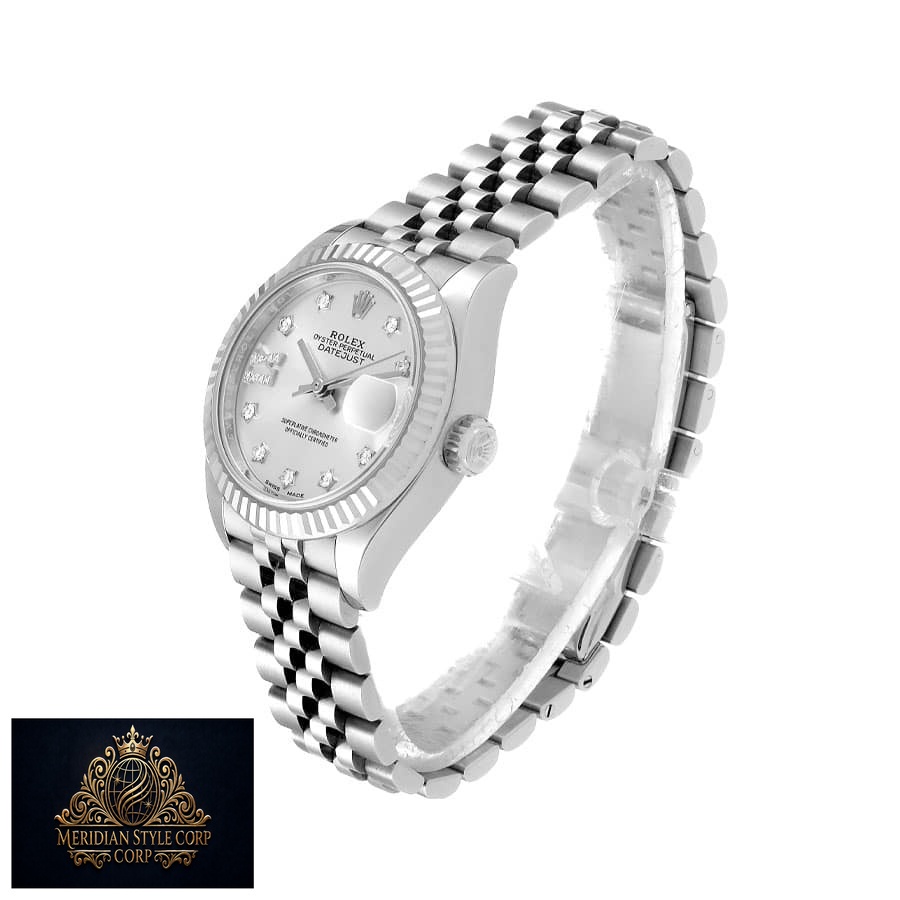 Rolex Lady-Datejust 279174 Silver Dial Jubilee Premium Replica 1:1 - Image 3