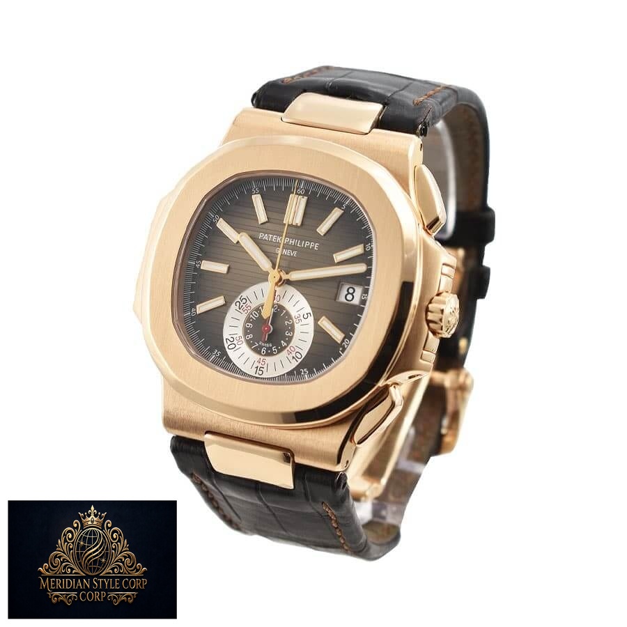 Patek Philippe Nautilus Chronograph Flyback 5980R-001 “Rose Gold” Premium Super Clone - Image 2