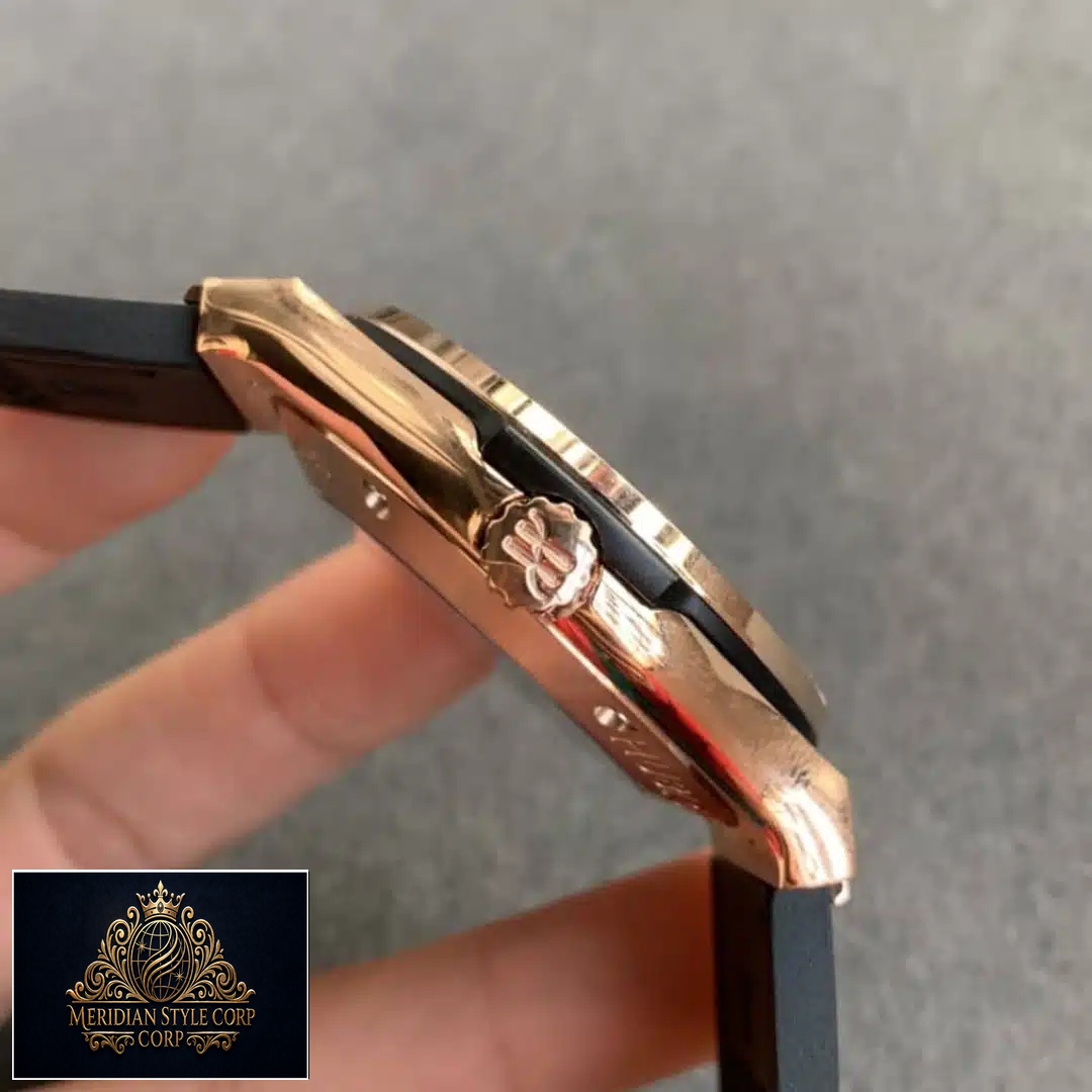 Hublot King Gold Crown Pusher Replica