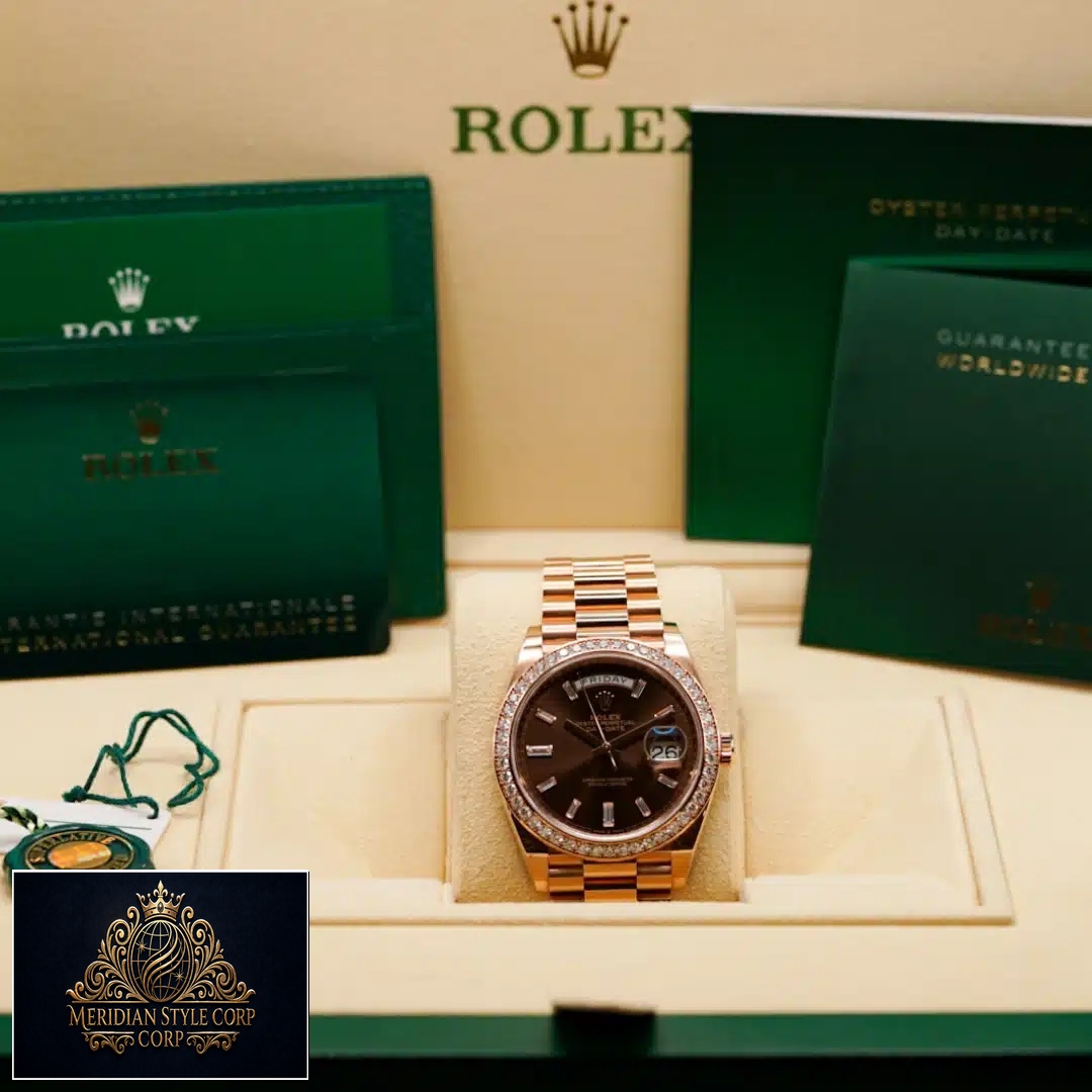 Rolex Day-Date 40 228345RBR Replica ın the Rolex Box & Guarantee Card