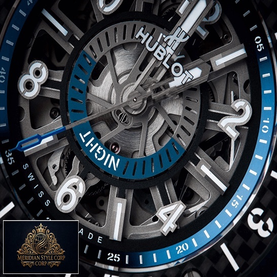 Hublot Big Bang Night Blue Dial Replica close view