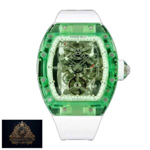 Richard Mille RM 56-01 Tourbillon Green Transparent Superior Replica
