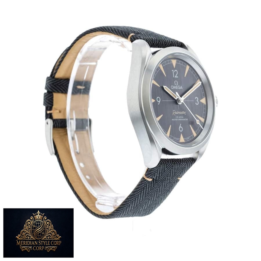 Omega Railmaster Co-Axial Master Chronometer Black Dial 220.12.40.20.01.001 Detailed Replica - Image 3