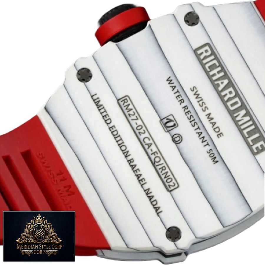 Richard Mille RM 27-02 Tourbillon “Rafael Nadal” Red Rubber Exceptional Replica 1:1 - Image 4