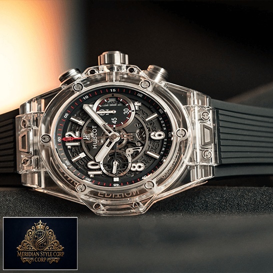 HUblot Big Bang Unico Magic Replica black rubber Bracelet