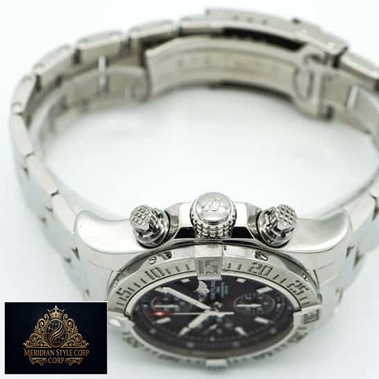 Breitling Super Avenger a13370 replica push button and Crown/Pusher