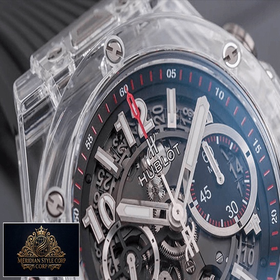 Hublot Big Bang Unico Magic Sapphire Replica red second hand