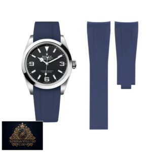 Rolex – Explorer I – Rubber Strap – Blue