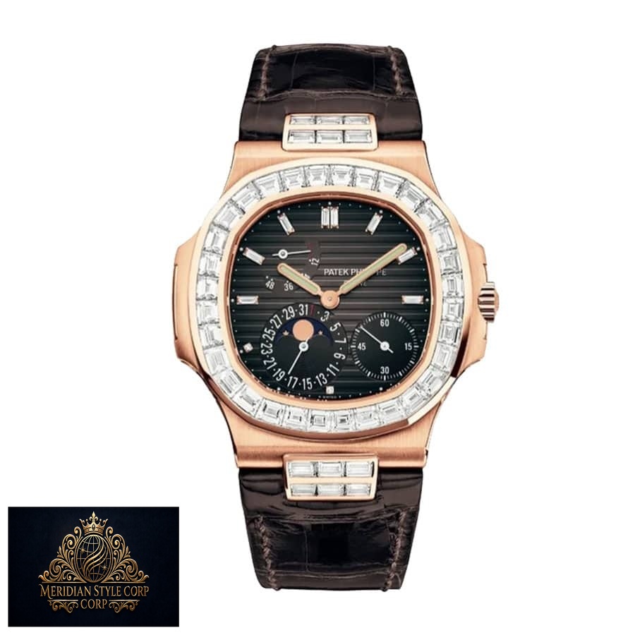 Patek Philippe Nautilus 5724 “Baguette Diamonds” 1:1 Clone Edition