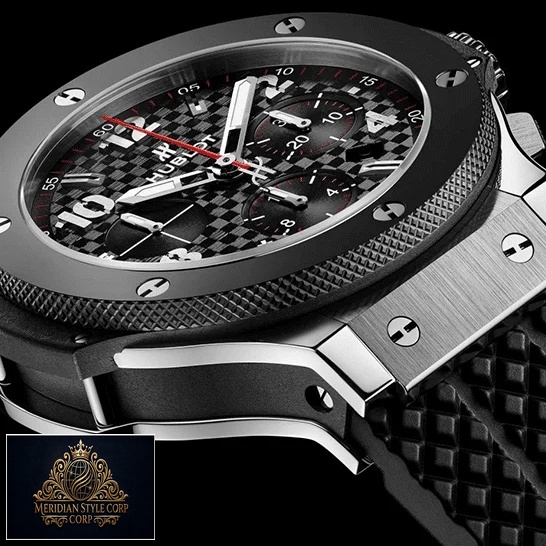 Hublot Big Bang Steel Case Black Bezel Replica black background