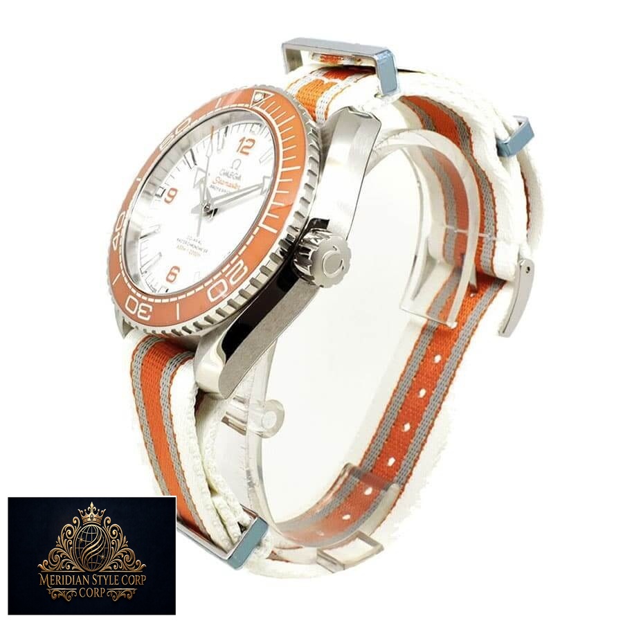 Omega Seamaster Planet Ocean 215.32.44.21.04.001 “Orange” Mirror Replica 1:1 - Image 2