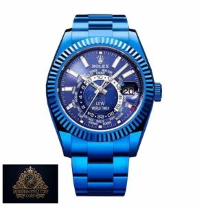 Rolex Sky-Dweller 326934 “Blue Dial DLC” Superior Copy 1:1