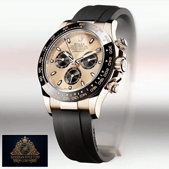 Rolex Daytona 116518LN Yellow Gold Case Button & Crown Pusher Replica