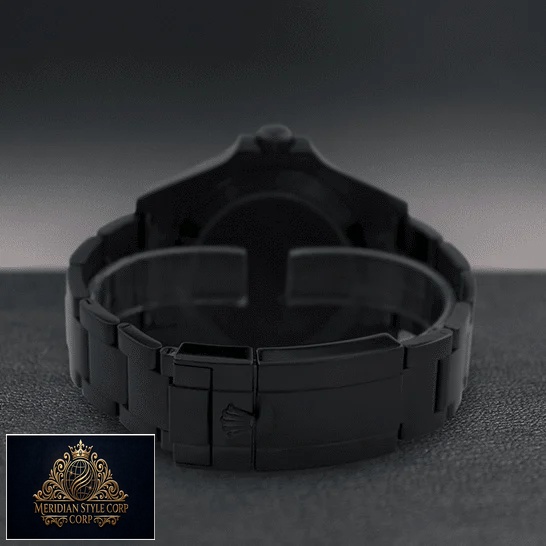Rolex Yacht Master Triple Red Titan Black Replica upside view