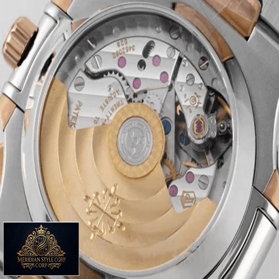 Patek Philippe nAUTİLUS 5980-1AR Steel Replica mechanism view