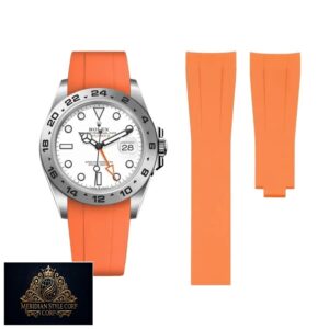 Rolex – Explorer II – Rubber Strap – Orange