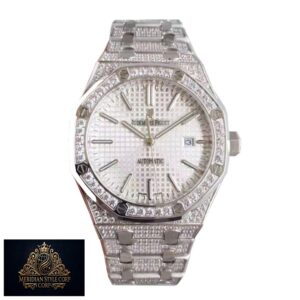 Audemars Piguet Royal Oak 15400 “Iced Out” Super Clone Perfect Clone Quality