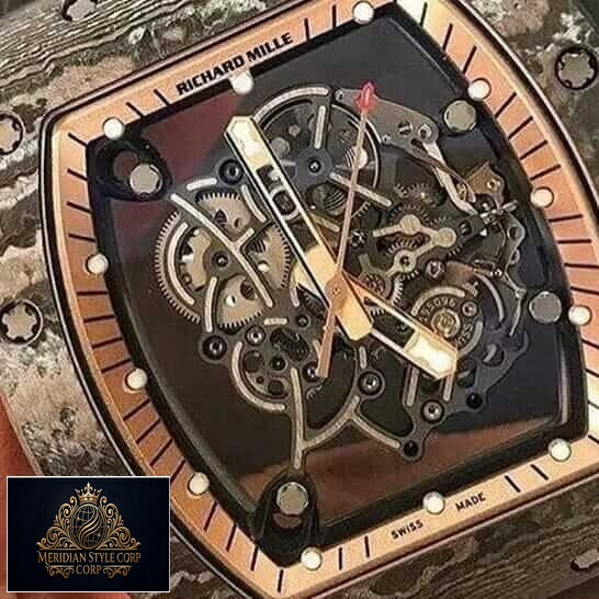Richard Mille Skeleton Brown Replica front view