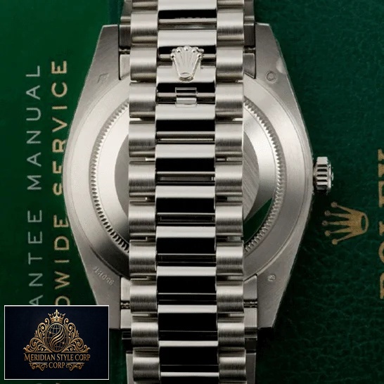 Rolex Day-date 228206 Oyster replica stainless steel on the service card