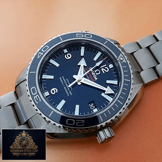 Omega Seamaster 232_90_42_21_03_001 Blue Dial Steel Replica rose background