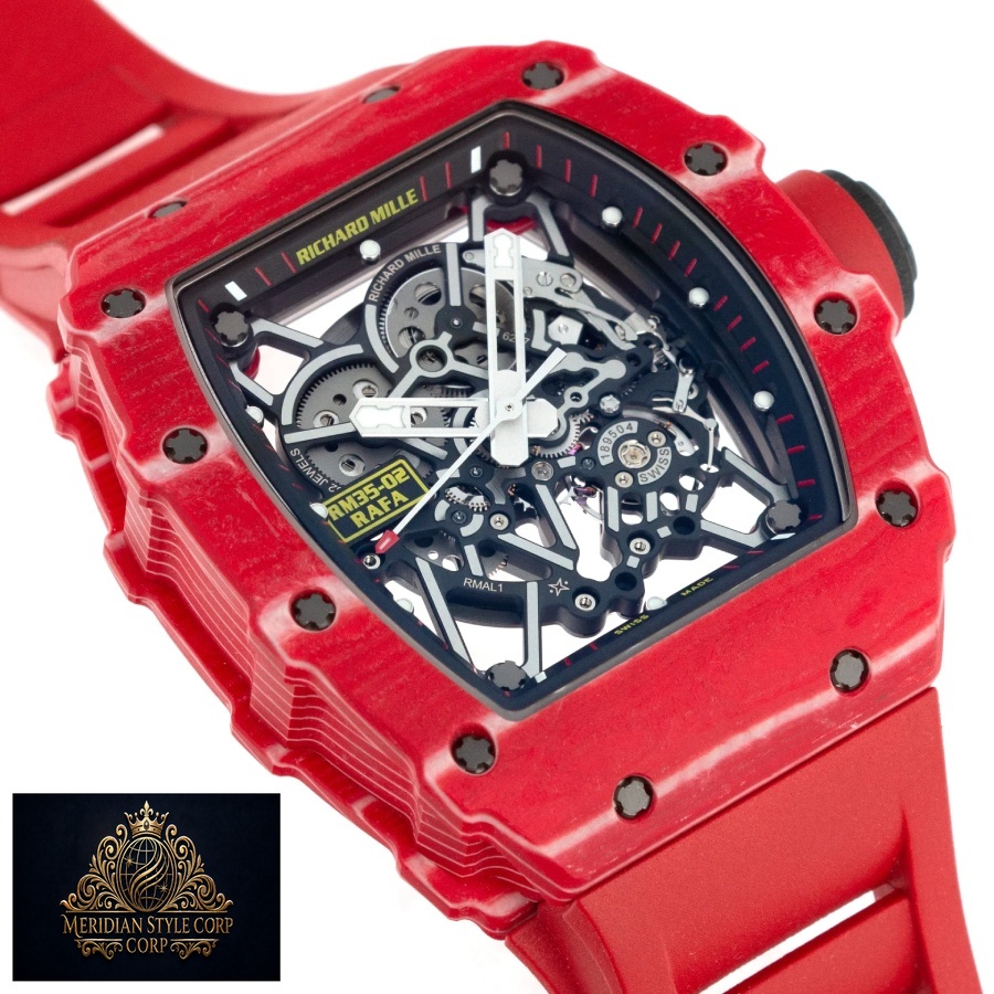 Richard Mille RM 35-02 “Red Quartz TPT” Top Replica 1:1 - Image 3
