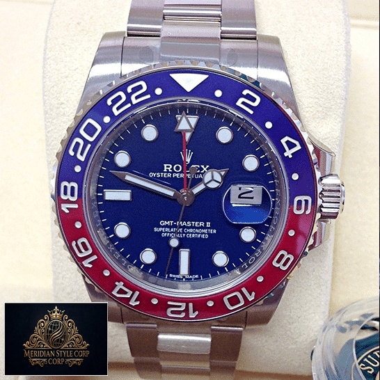 Rolex GMT-Master II Blue Dial & Red/Blue Ceramic Bezel 116719BLRO Oyster Replica