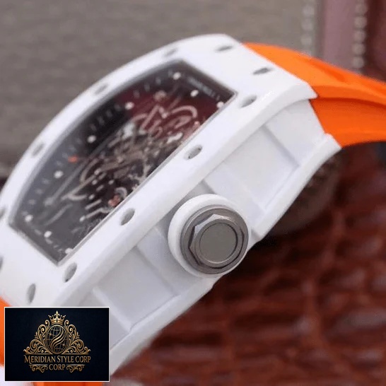 Richard Mille RM 11-03 "Black Ceramic" Premium Clone Replica richard mille RM055 KV V2 white ceramic skeleton dial replica right
