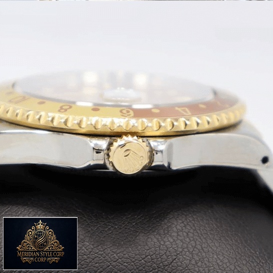 Rolex Submariner Date 126613LN Two-Tone Bezel Replica Yellow Gold Crown Pusher