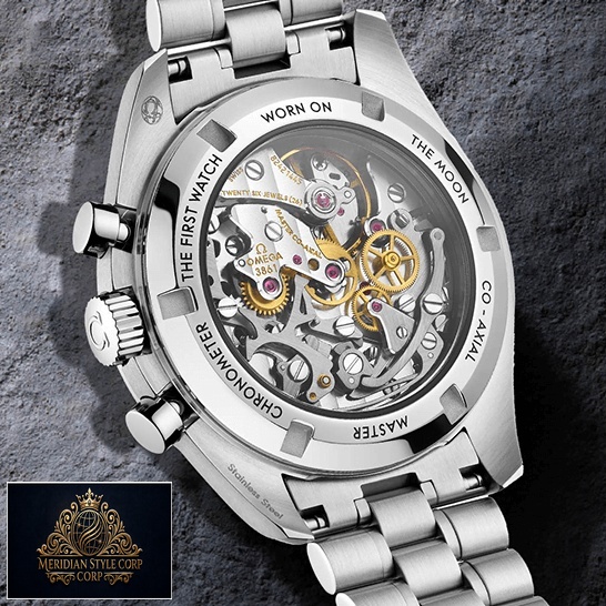 Omega Speedmaster Moonwatch Apollo Steel Replica upside view