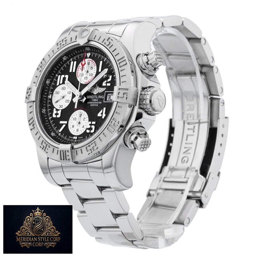 Breitling Super Avenger II A13370 “Black Dial” Premium Duplicate Edition - Image 2
