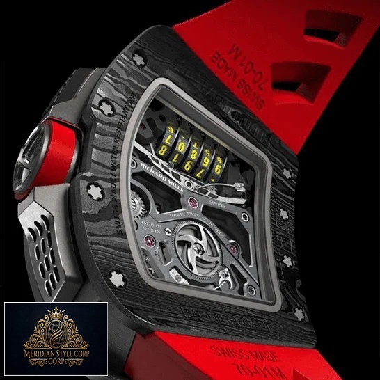Richard Mille RM70-01 Carbon Black Case Replica upside view