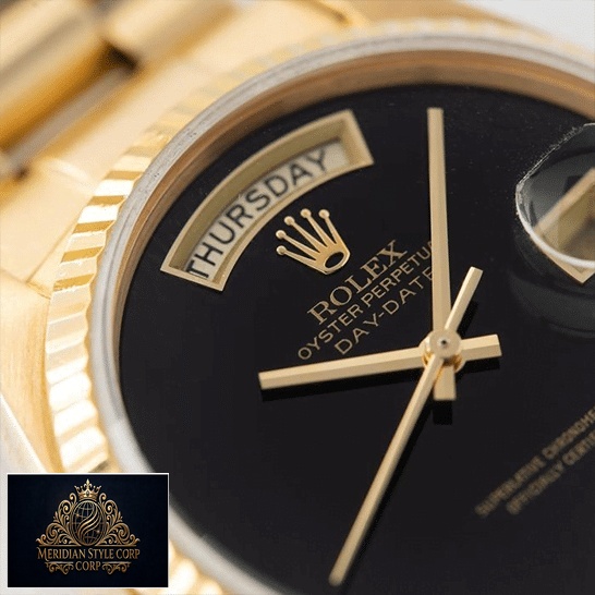 Rolex Day-Date 18038 "Onyx Dial" Authentic Replica Edition rolex day date onyx dial 18038