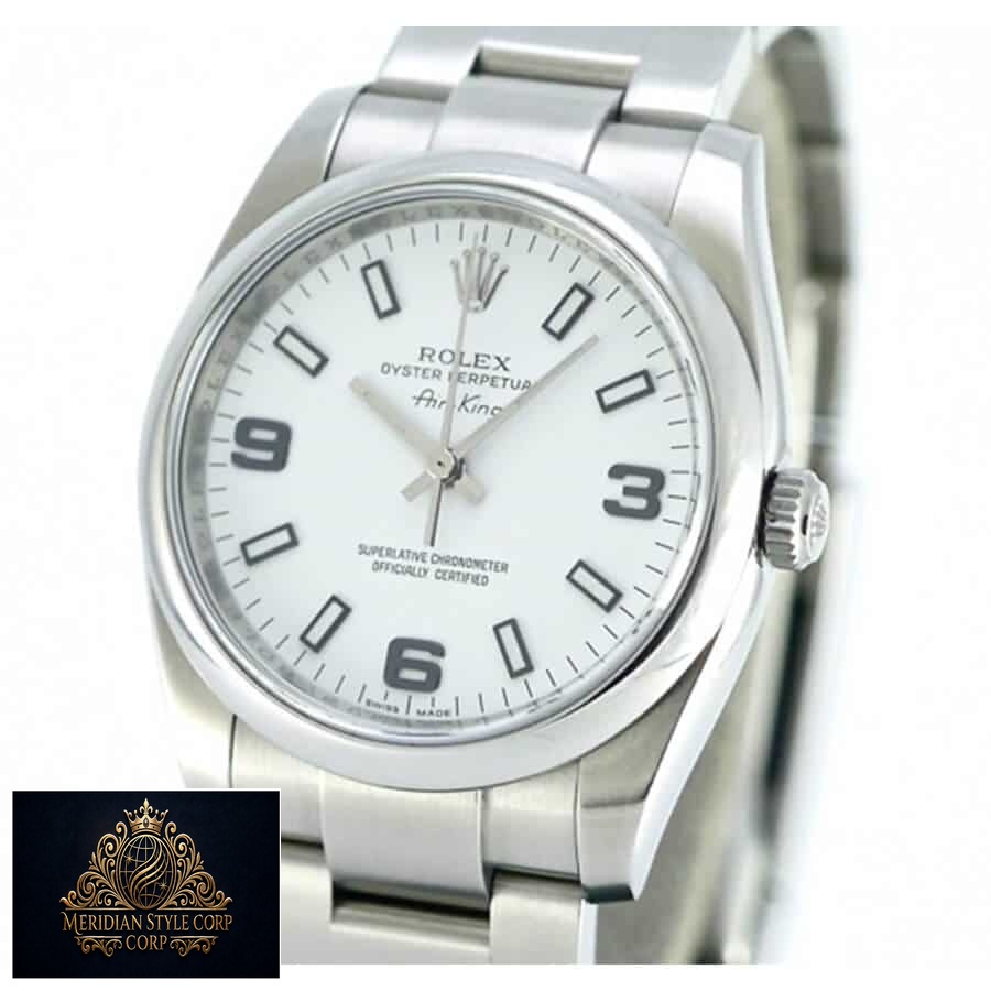 Rolex Air-King 114200 “White Dial” Elite Clone Edition - Image 4
