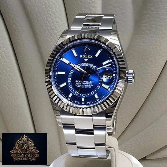 Rolex Sky-Dweller Blue Dial Stainless Steel 326934-0003 Oyster Replica