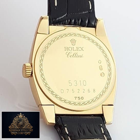 Rolex Geneve Cellini Gold Case Replica