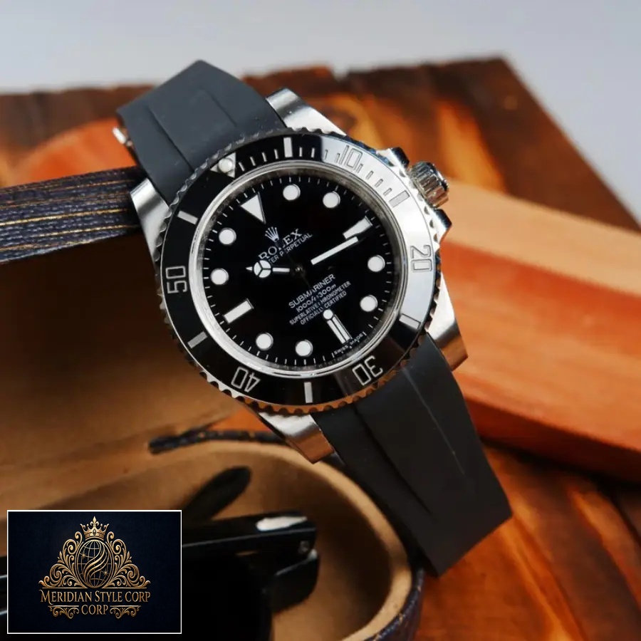 Rolex – Submariner – Rubber Strap – Black - Image 3