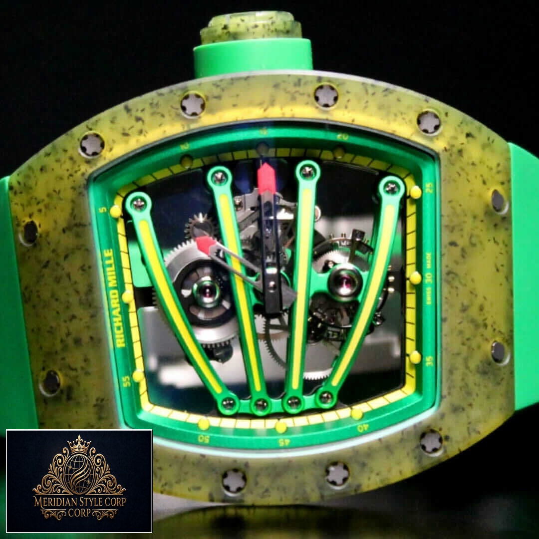 Richard Mille Green Bezel Replica close view