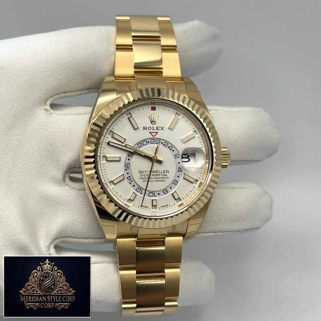 Rolex Sky-Dweller 326938 "Yellow Gold" High-End Replica 1:1 Yeni Proje 1 39