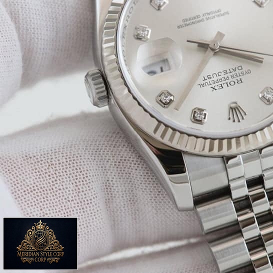 Rolex Datejust Steel Bezel White Dial