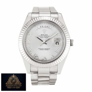 Rolex Day-Date 218239-0041 “White Roman Dial” First-Class Clone