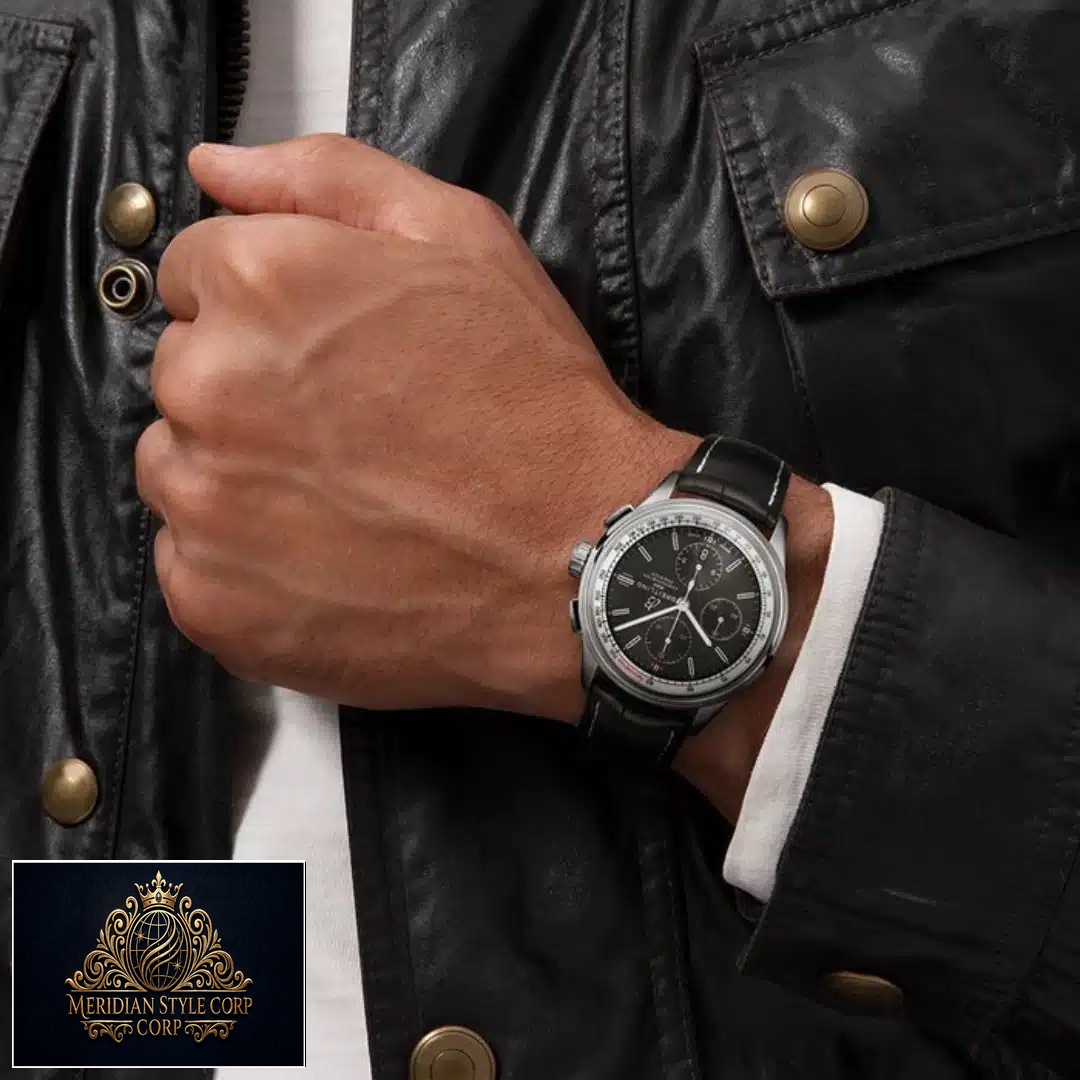 He's got a Breitling Premier Chronometer A13315351B1P2 Replica watch on his wrist