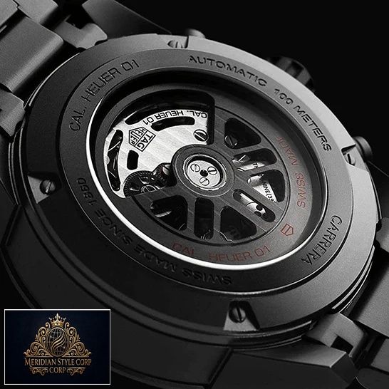 Tag Heuer Carrera Stainless Steel Case Replica upside view