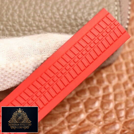 Patek Philippe Red Rubber Bracelet Replica