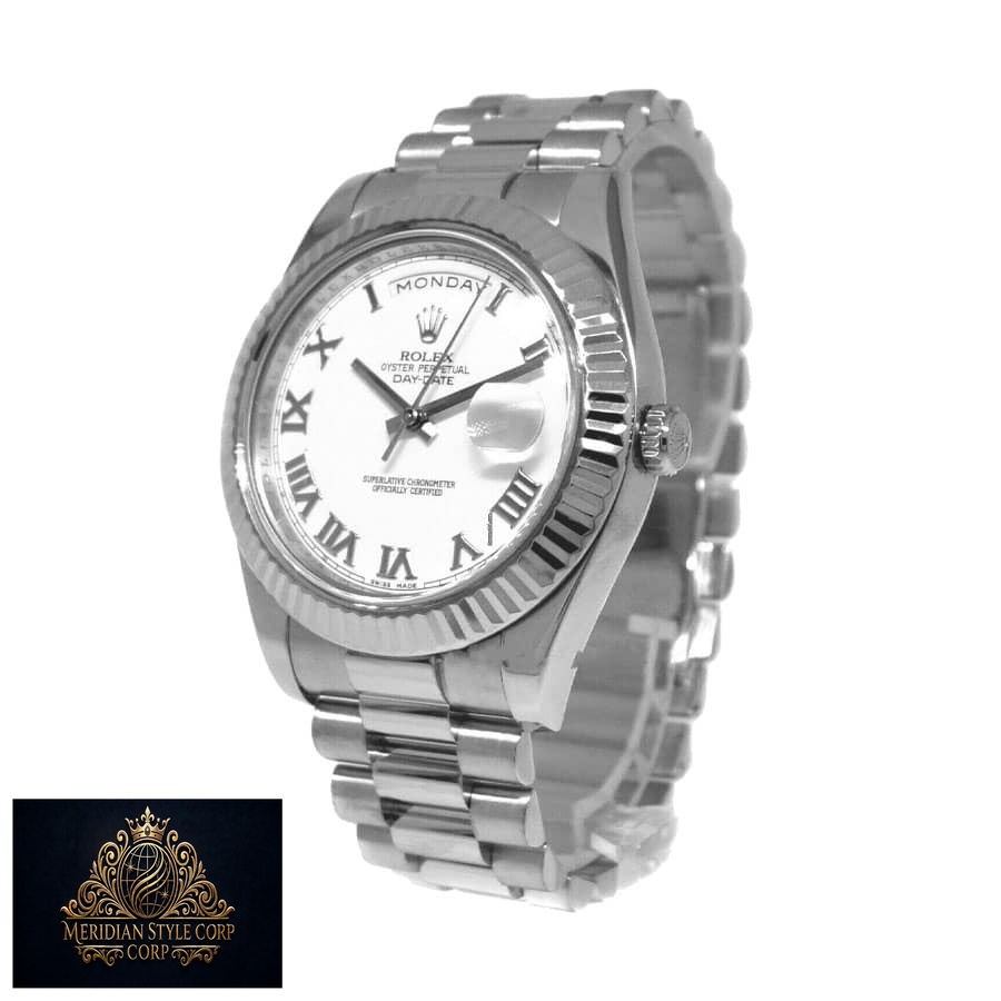Rolex Day-Date II 218239 “White Dial” Perfect Clone Quality - Image 2